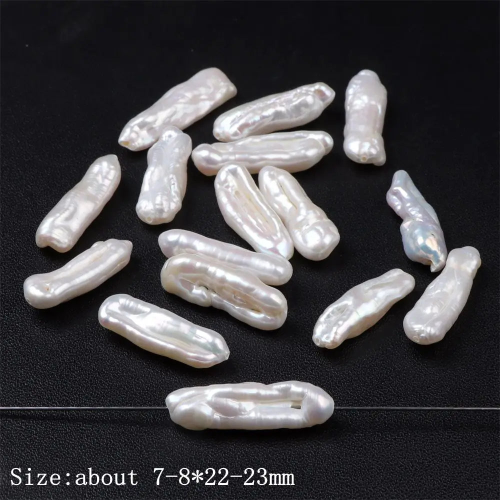 Unregelmäßige Natürliche Perle Perlen Charms Kreuz Runde Barocke Perle Lose Perlen Für Schmuck Machen DIY Anhänger Armband Ohrringe