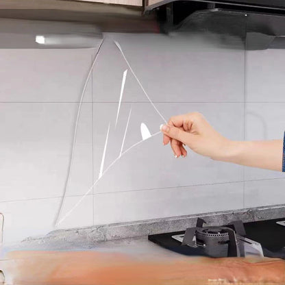 Küche wasserdicht und öl beständig Hoch temperatur aufkleber unsichtbar transparent klebstoff frei selbst klebend