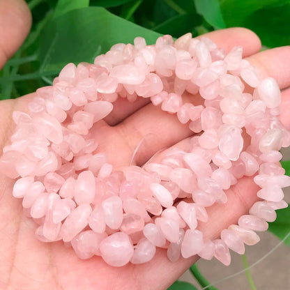 3–8 mm natürliche unregelmäßige rote Granatsteinperlen, Kieschips, lose Distanzperlen für Schmuckherstellung, DIY-Ohrring-Halsketten-Zubehör