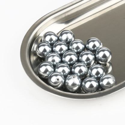 Großhandel 5 stücke Natürliche Shell Perle Perlen 6mm 8mm 10mm 12mm Runde Lose Perlen Gebohrt Halb loch Perlen Für Ohrring Schmuck Machen