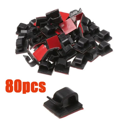 20-200Pcs Kabel Organizer Clips Draht Wickler Halter Kopfhörer Maus Kabel Clip Protector USB Kabel Management Clips draht Manager