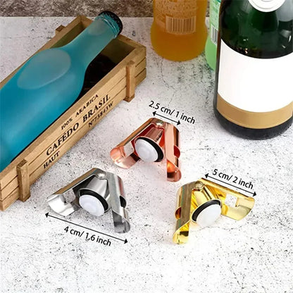 Tragbare Edelstahl Champagner Funkelnden Stopper Abdichtung Flasche Kappe Wein Flasche Stopper Wein Bier Flasche Kork Stecker