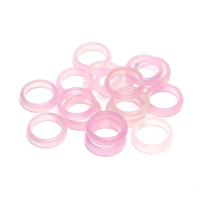 Natürliche Achat Ringe Frauen Edlen Schmuck Zubehör Echte Brasilianische Achat Stein Bunte Ring Für Freundin Mutter Geschenke