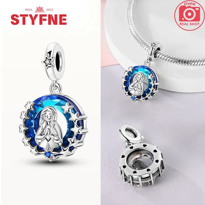 Echt Silber S925 Perlen Für Immer Freund Liebe Stern Charms Fit Original Armband DIY Perle für Frauen Schmuck Feine Geschenk Original