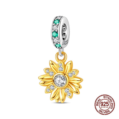 Herbst Neue 925 Sterling Silber Braun Maple Leaf Kürbis Biene Charms Bead Fit 3mm 925 Original Armbänder DIY schmuck Warmes Geschenk
