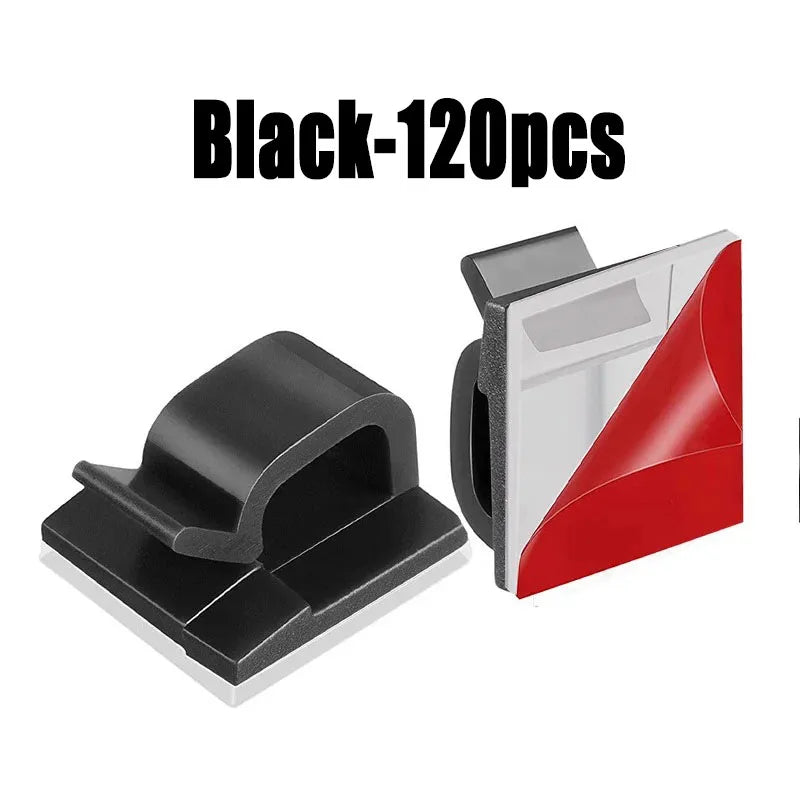 10-150PCS Kabel Organizer Clips Draht Wickler Halter Kopfhörer Maus Kabel Clip Protector USB Kabel Management Clips draht Manager