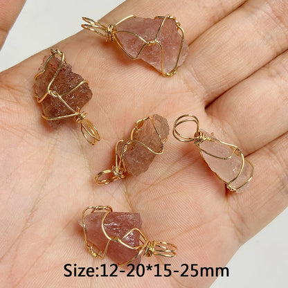 5 stücke Natürlichen Rauhen Stein Anhänger Unregelmäßige Form Healing Amethysten Labradorit Agat Quarz Anhänger Für DIY Handgemachte Halskette