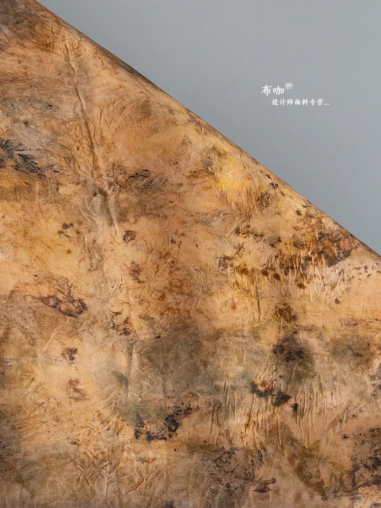 Pflanze Krawatte gefärbt Leinen Stoff Rock Mantel Hanfu Kleidung Modedesigner für DIY Nähmaterialien Großhandel Stoff pro Meter
