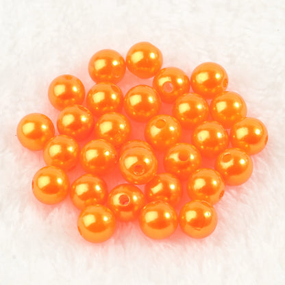 4mm 6mm 8mm 10mm Runde Imitation Perle Perlen Bunte Lose Kunststoff Acryl Spacer Perlen Für schmuck Machen Diy Armband Halskette