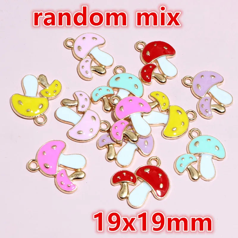 20 Stück 21x10mm Emaille Rose Blumen Anhänger Legierung Metall niedlich Blumen DIY Schmuck Herstellung Zubehör für Halsketten Ohrringe