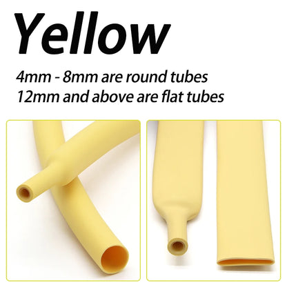 Wärmeschrumpfschlauch mit Kleber im Verhältnis 4:1, Durchmesser 4 mm – 52 mm, doppelwandige, mit Klebstoff ausgekleidete Polyolefin-Ummantelung für die Reparatur von Draht- und Kabelummantelungen