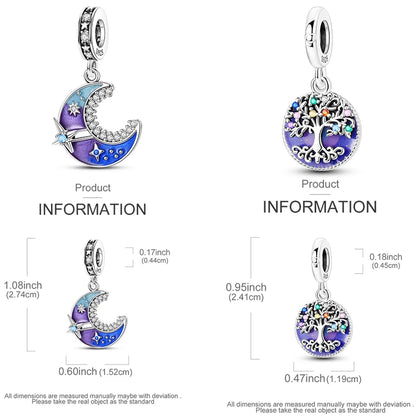 Charms aus 925er-Sterlingsilber, bunt, Sonnenblume, Hund, Jungen, Geschenkartikel, Schmetterling, Flugzeug, Erde, passend für Original-Anhänger, Schmuck, Make-up