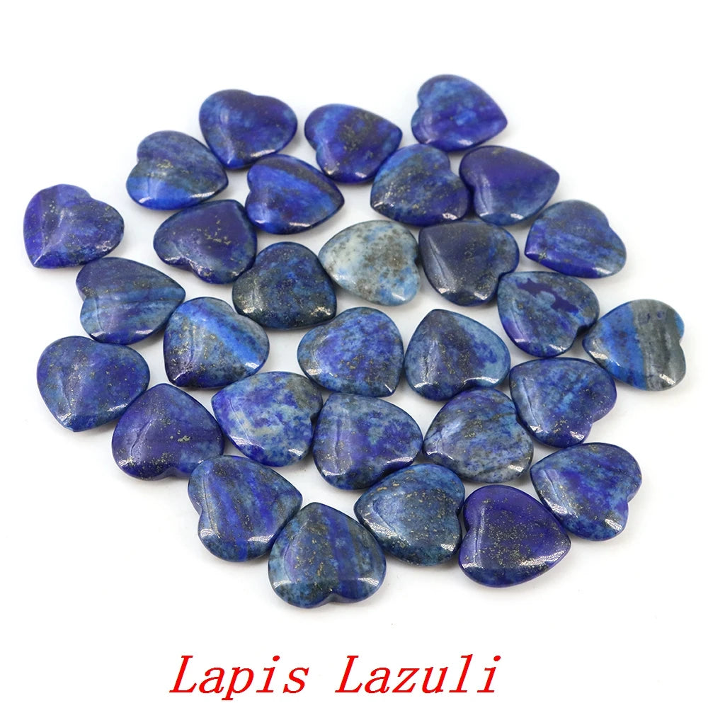 Viele Großhandel Edelstein Herzform LIEBE 20 MM Natürliche Kristall Amethyst Achat Perle Heilung Reiki Naturstein Geschenk Liefert