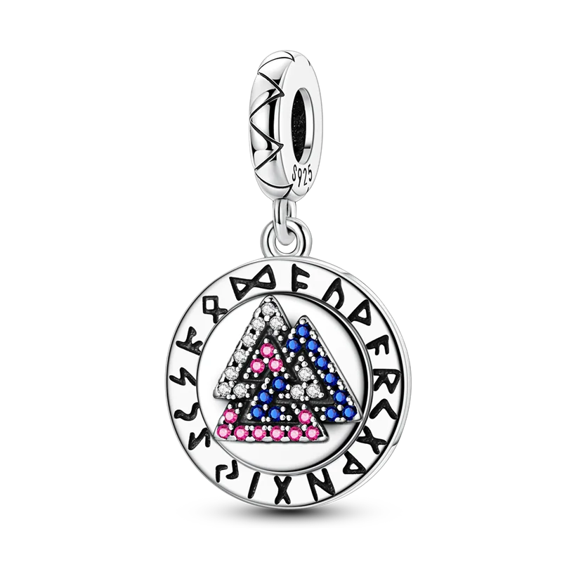 Original-Charm-Perle aus 925er-Sterlingsilber mit eingelegtem Zirkonium, Schleife, Liebesherz, Ballon-Anhänger, passend für Armbänder, DIY-Schmuckmarkierung