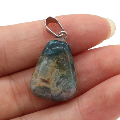 Natürliche Rose Quartzs Tiger Auge Stein Anhänger Trapez Form Steine Anhänger für Die DIY Schmuck NecklaceSize18x25mm