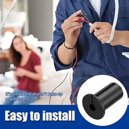 2–4 Stück Gummi-Wandbuchsen-Tülle für Starlink Dishy Ethernet-Kabel, 2,5 cm Wandloch, wasserdichtes Kabelführungsset für Starlink