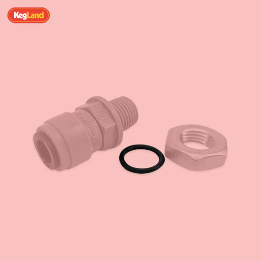 KegLand Schwarze Dichtungen 10 Stück/Beutel Silikon O-Ring Dichtung für 1/4 Zoll Duotight Anschluss Bier Heimbrauen