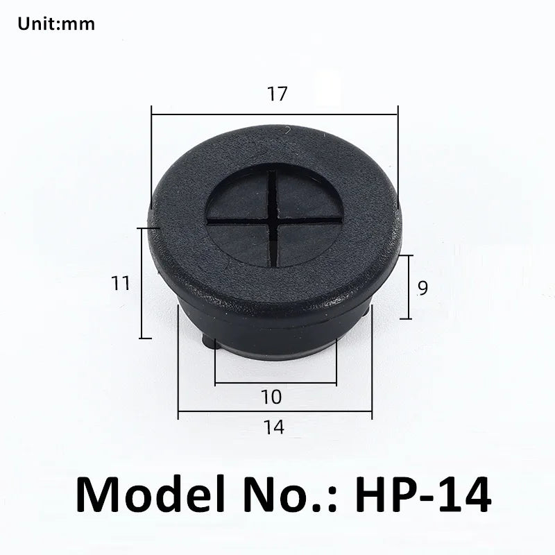 Spulenschutzspule, umweltfreundlicher Gummistopfenkopf, Kreuzschutzstopfen vom Typ HP, flammhemmender Stecker