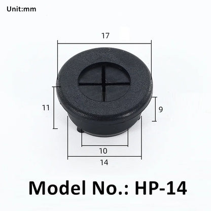 Spulenschutzspule, umweltfreundlicher Gummistopfenkopf, Kreuzschutzstopfen vom Typ HP, flammhemmender Stecker