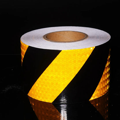 Gelbe Twill-Reflektorstreifen, wasserdichte Klebestreifen, Warnreflektoren, Auffälligkeitsaufkleber