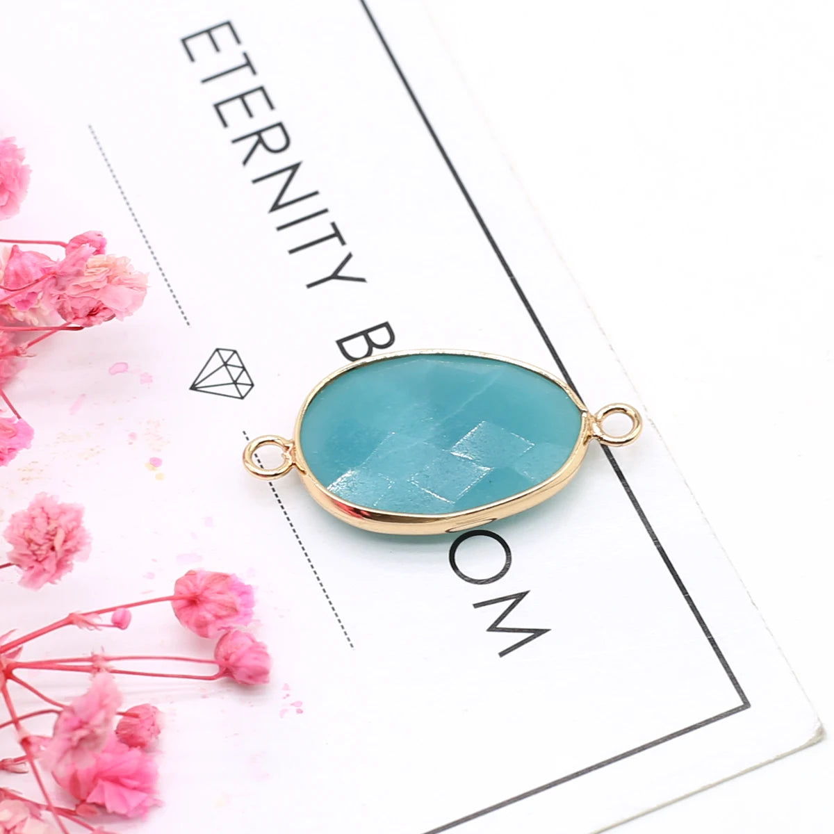Multishape Natürliche Amazonites Anhänger Charms Natürliche Blaue Stein Stecker für Die DIY Jewerly Halskette Armband Zubehör