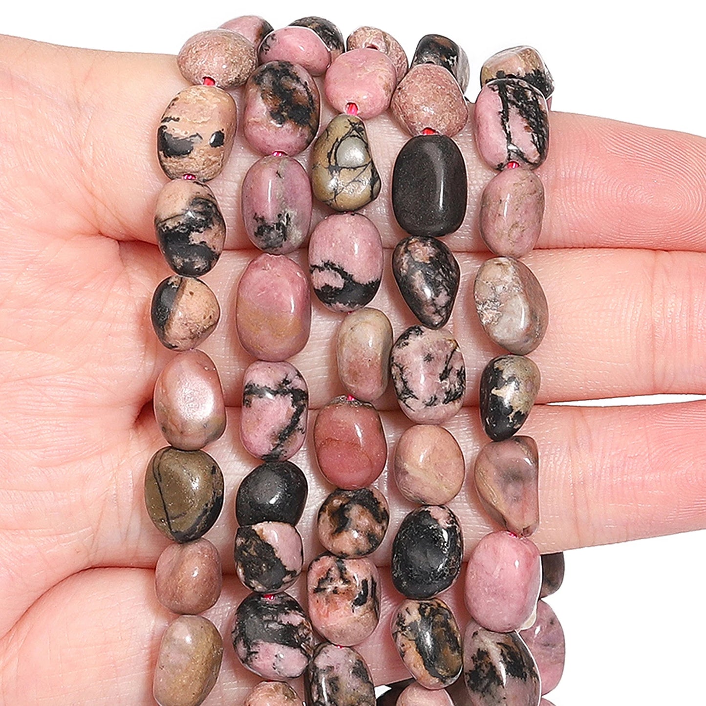 8-10mm unregelmäßige geometrische natürliche Rauchquarz stein DIY lose Perlen für Schmuck herstellung hand gefertigte Armband Accessoires