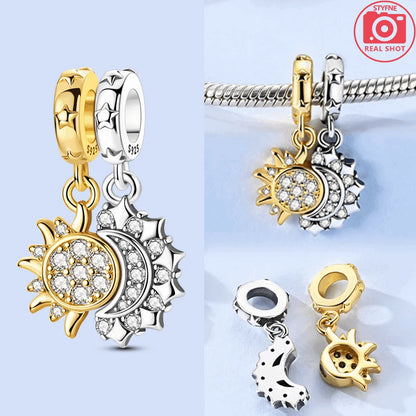Echt Silber S925 Perlen Für Immer Freund Liebe Stern Charms Fit Original Armband DIY Perle für Frauen Schmuck Feine Geschenk Original