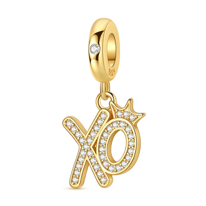 Original Charms-Perlen-Anhänger aus 925er-Sterlingsilber, goldener Schmetterling, Ballon-Hund-Charm, passend für Armband-Anhänger, Armreif, DIY-Schmuck, Geschenk