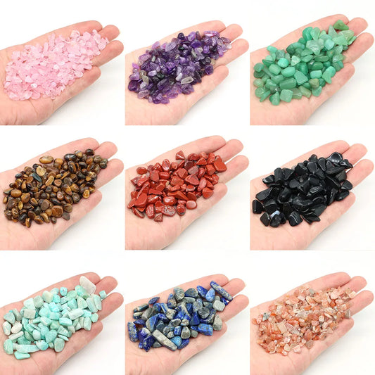 Natürliche Steine Kies Kristalle Chip Quarz Erz Mineralien Reiki Heilung Trommelachate Probe Aquarium Home Dekoration