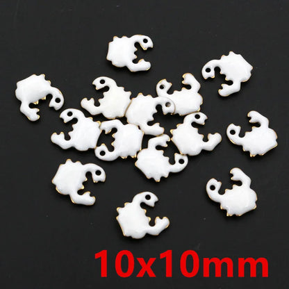 20 Stück 12x6mm Edelstahl Seepferdchen Hippocampus Emaille Anhänger Anhänger Edelstahl DIY Schmuck Herstellung Zubehör Ergebnisse
