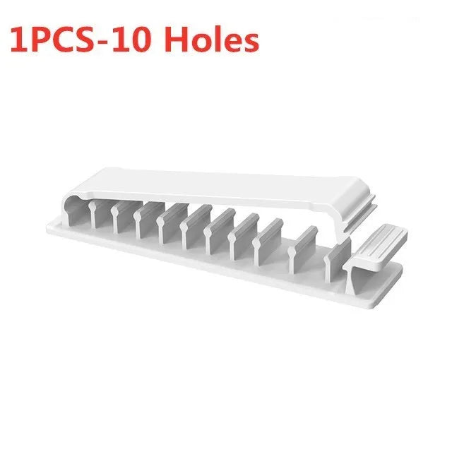 Kabel-Organizer, Kabelmanagement, Drahthalter, flexibler USB-Kabelaufwickler, ordentliche Silikon-Clips für Maus, Tastatur, Kopfhörer-Schutz