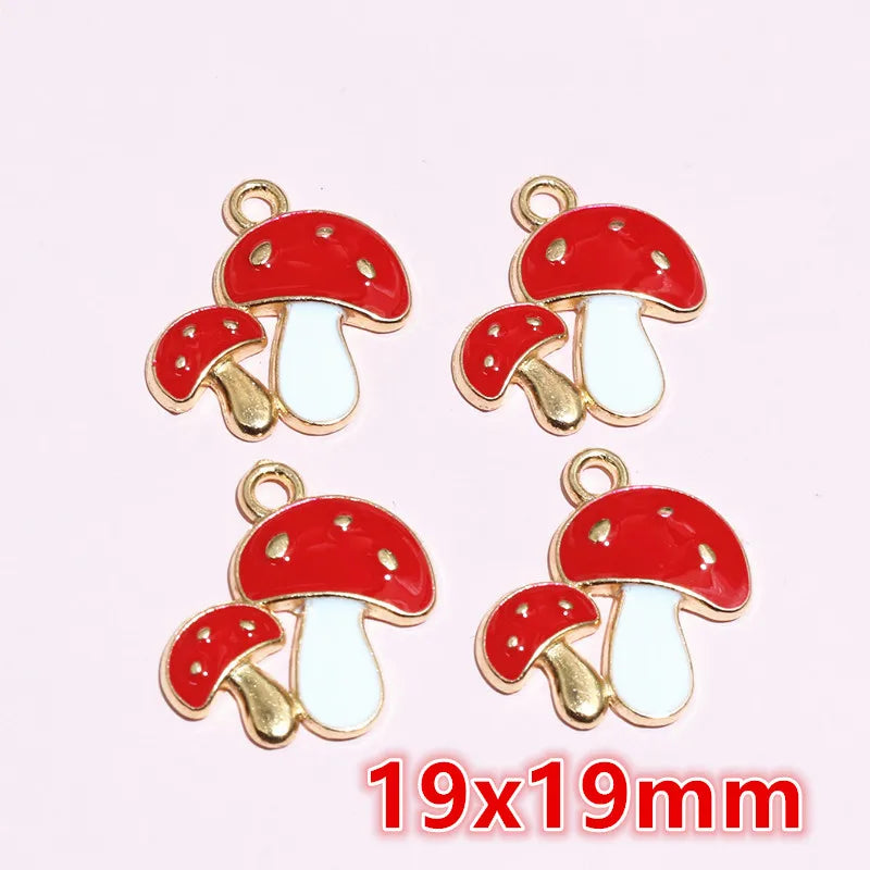 20 Stück 21x10mm Emaille Rose Blumen Anhänger Legierung Metall niedlich Blumen DIY Schmuck Herstellung Zubehör für Halsketten Ohrringe