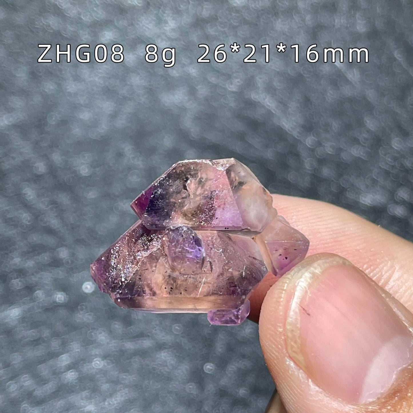 Naturstein Amethyst Skelett Kristall Cluster Mineralprobe Quarz Rohgestein Dekoration Rau poliert Heilung Geschenk