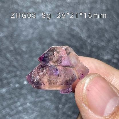 Naturstein Amethyst Skelett Kristall Cluster Mineralprobe Quarz Rohgestein Dekoration Rau poliert Heilung Geschenk