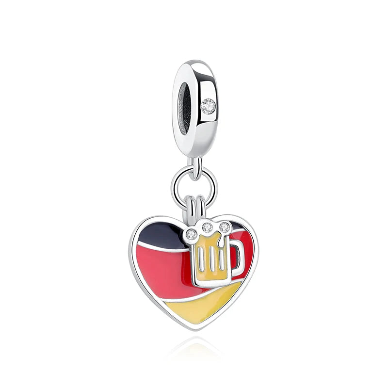 Original 100% 925 Sterling Silber Charm Bead Reise Taxi Motorrad Riesenrad Charms Fit Pandora Armbänder Frauen Diy Schmuck