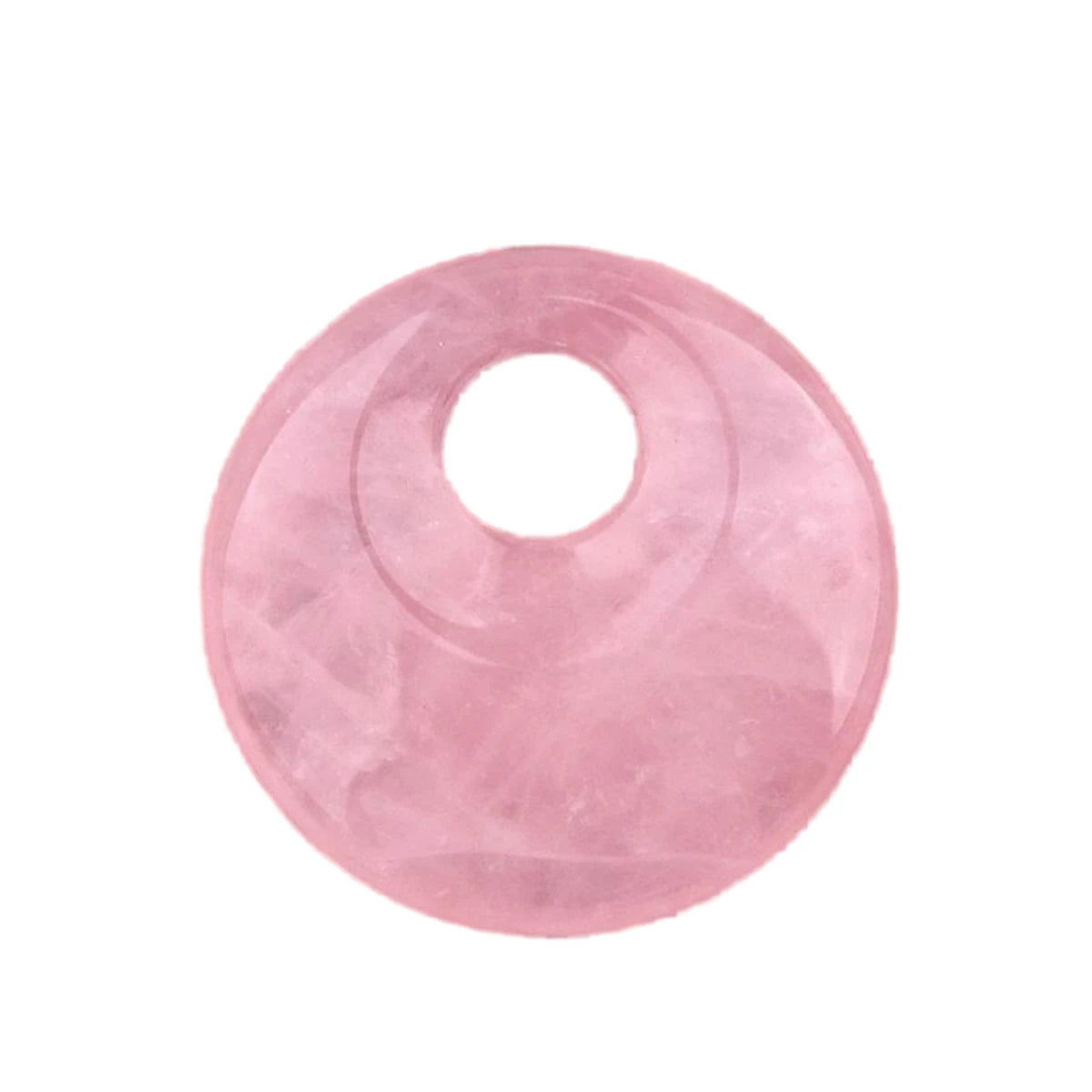Gelbes Tigerauge, 30 mm, Donut-Edelstein-Charms für die Herstellung von Schmuck, 8 mm Loch, Polieren, runder Glücksmünzenschutz, Sicherheit, Heilung