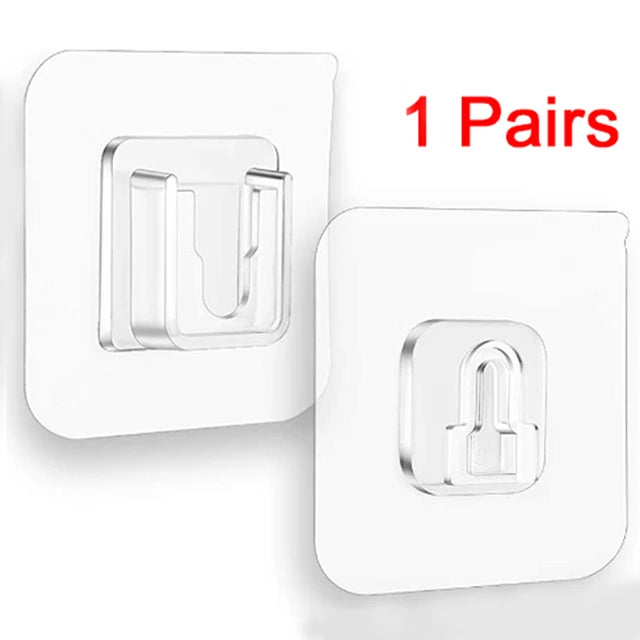 1/5/10 Pairs Doppelseitiges Klebeband Wand Haken Aufhänger Starken Haken Saugnapf Sucker Wand Lagerung Halter Für küche Bad