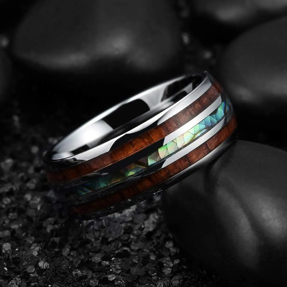 Mode Wikinger Baum des Lebens Edelstahl Abalone Muschel ringe für Männer Odin Norse Wikinger Runen ringe Retro Amulett Schmuck Geschenk