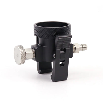 Quick Connect Soda Pink CO2-Tankzylinder (Terra DUO Art), Nachfülladapter, Ein/Aus-Adapter mit Entlüftungsventil, Messgerät DIN477