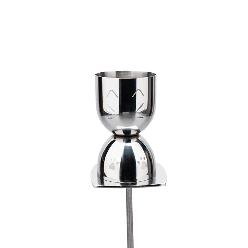 Edelstahl-Cocktail-Jigger, 30/60 ml, doppelseitiger Messbecher, Barkeeper, Werkzeug, Bar-Zubehör, Gold, Silber, Kupfer, 20/40 ml Becher