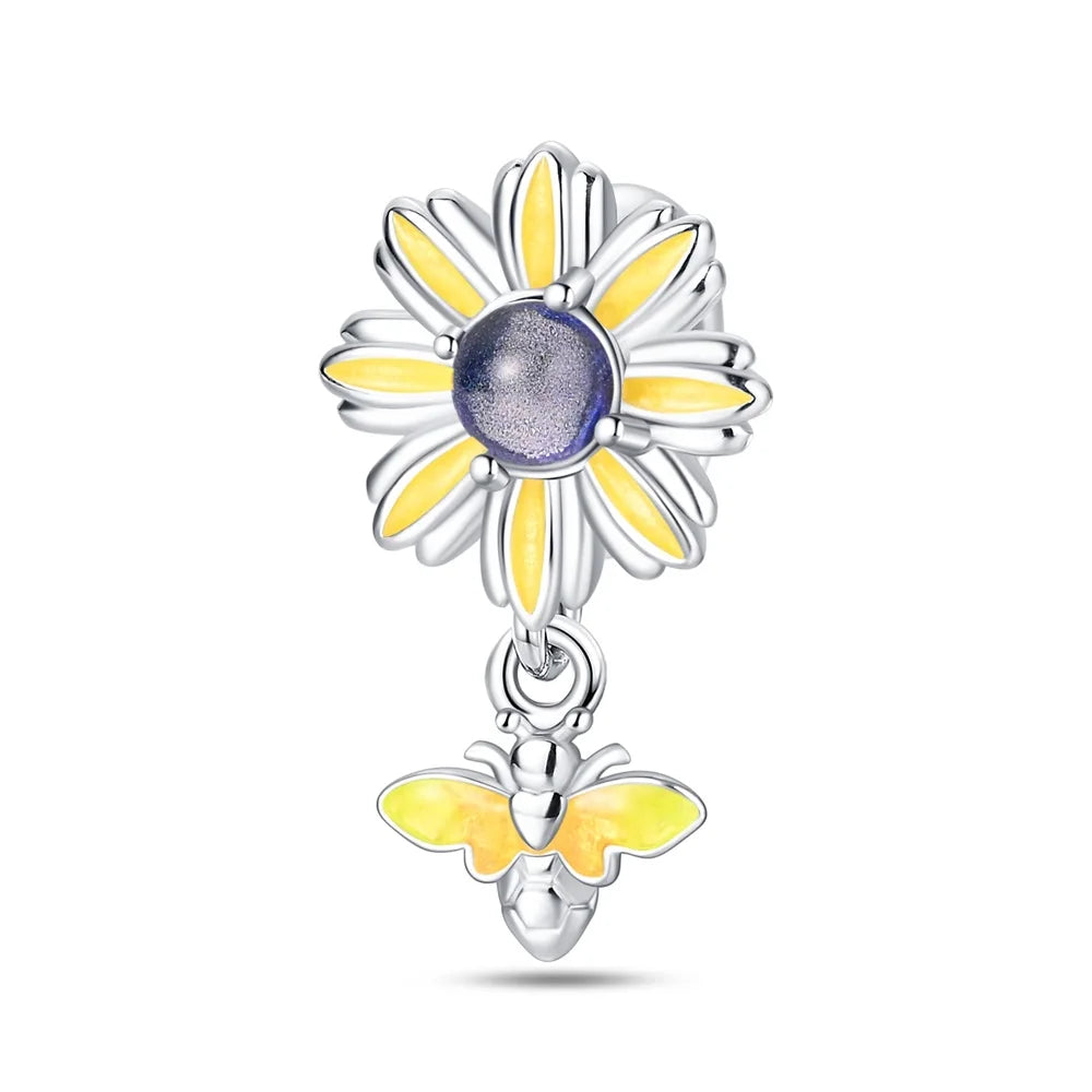 Heißer Verkauf 925er Sterlingsilber Blauwal & Marienkäfer & Engel baumelnder Charm für Armband Boutique Halskette MiNi-Serie Anhänger Geschenk