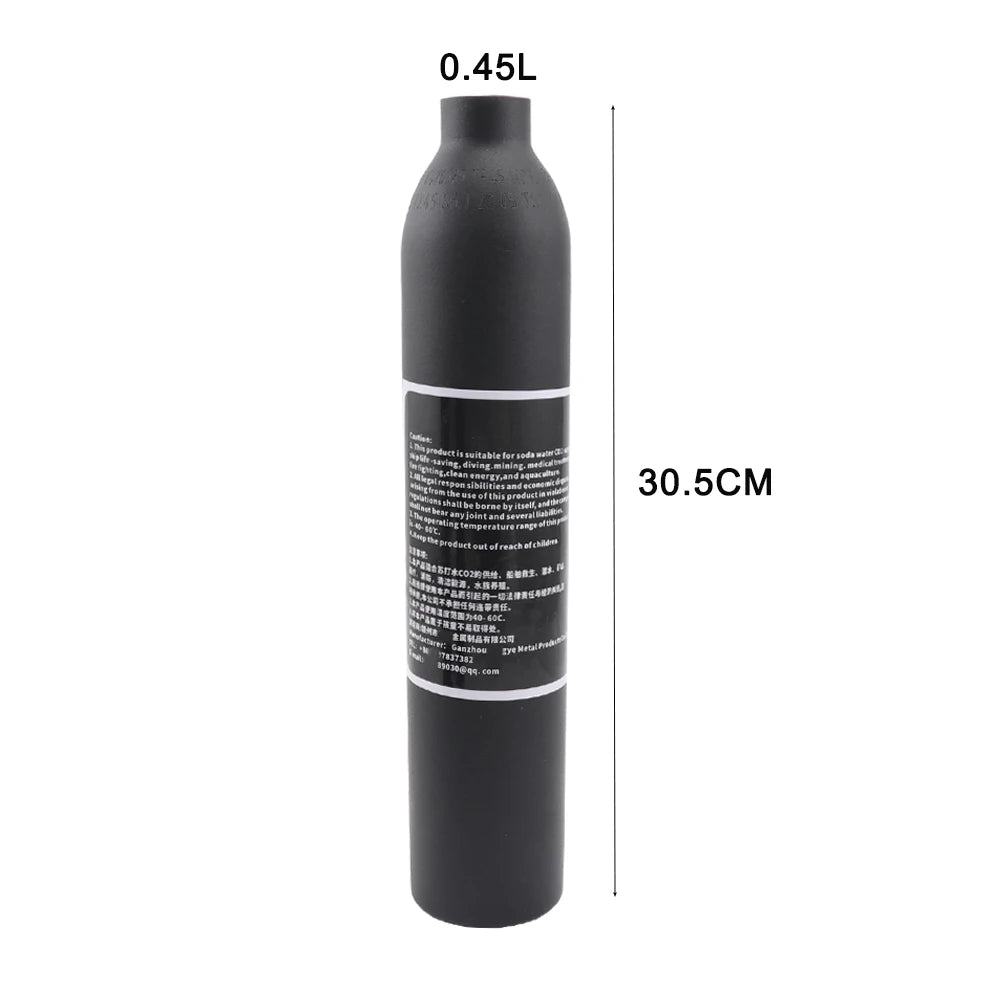 4500Psi Aluminium CO2 Zylinder Aquarium Lufttank M18x1,5 Gewinde Hochdruck 300bar Zylinder Sauerstoff Gas Flasche Fülltank