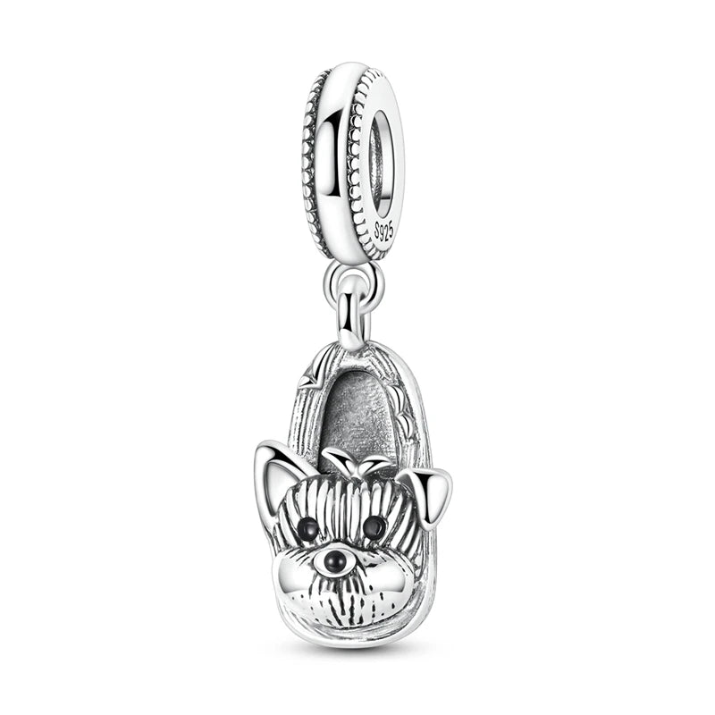 Klassische rote High Heels und goldene Turnschuhe aus 925er-Sterlingsilber, Fußball-Trophäe, baumelnder Charm, passend für Armbänder, Boutique-Schuhserie, Geschenke