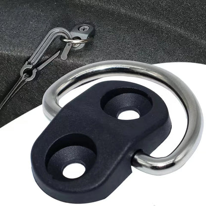 4set Cargo Net Boden Haken Zubehör Hinten Stamm Boot Fracht Boden Net Binden Haken Ring Schleife Hängen flache Bildschirm Net Befestigungs Kit
