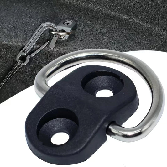 4set Cargo Net Boden Haken Zubehör Hinten Stamm Boot Fracht Boden Net Binden Haken Ring Schleife Hängen flache Bildschirm Net Befestigungs Kit