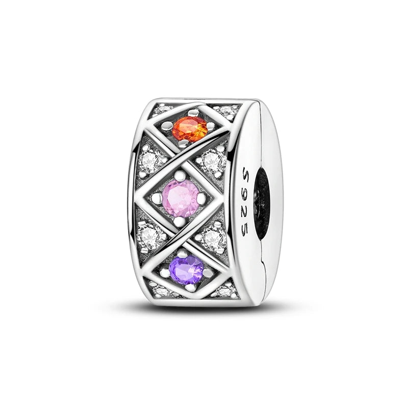 Charms aus 925er Silber, Schmetterling, Libelle, Blumen, Sterne, Mond, Teufelsauge, Abstandsperlen, passend für Qikaola 925 Original-Armbänder, DIY-Schmuck
