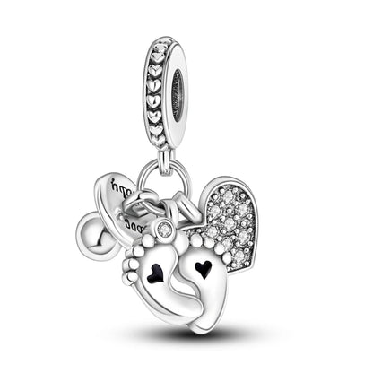 Charms aus 925er-Sterlingsilber, Flugzeug, Reisepass, Elefant, Perlenanhänger, passend für Original-Armbänder, für Frauen, Geburtstag, Modeschmuck, Geschenk