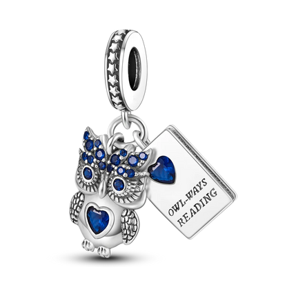 Charm-Anhänger aus Silber 925, blaue Serie, passend für Armbänder, Charms, DIY, originelle Mode-Anhänger für Schmuckherstellung