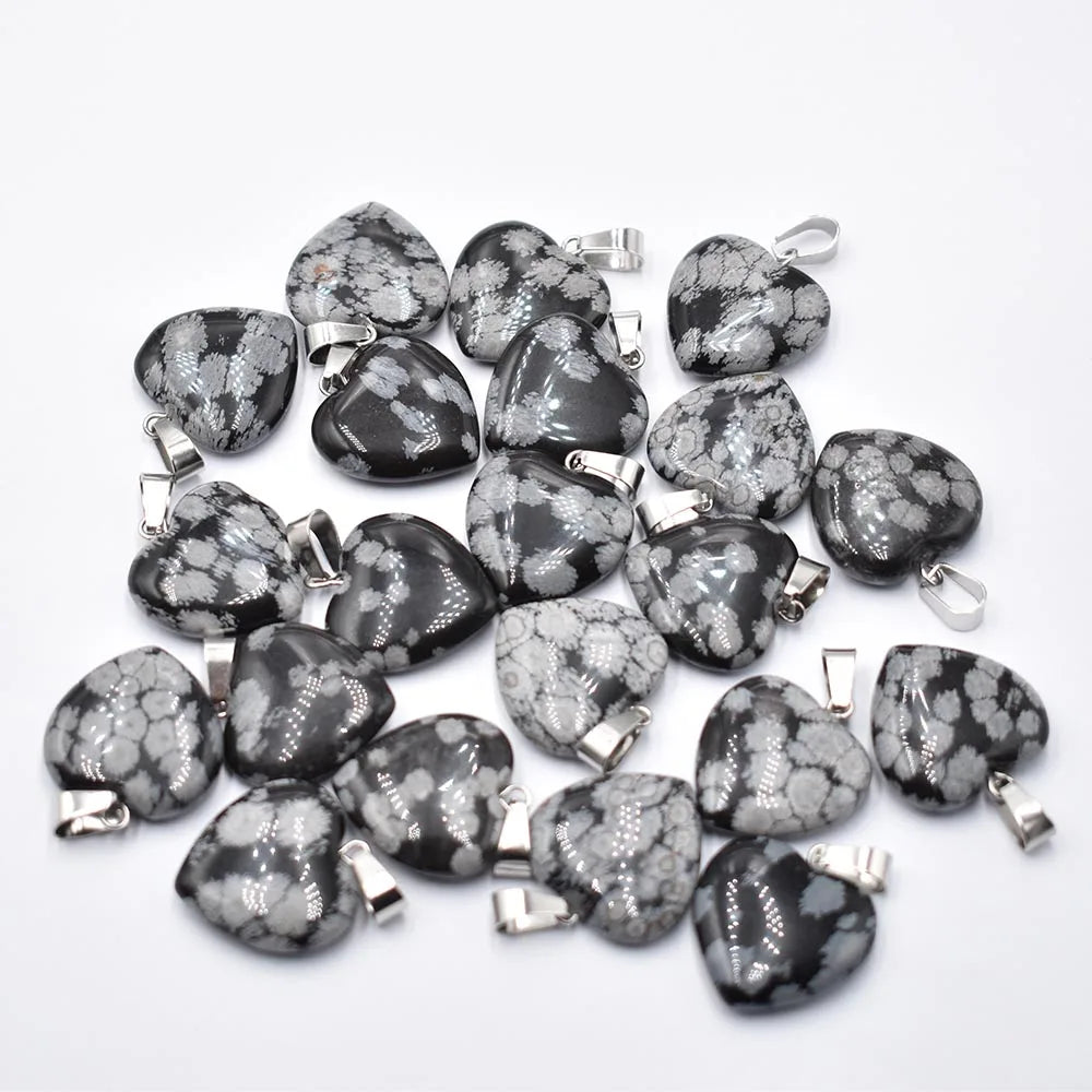 Großhandel 50 teile/los Mode 20mm herz naturstein amazonit charms anhänger für schmuck machen Kostenloser versand