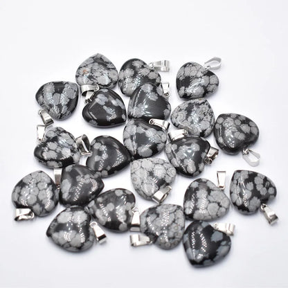 Großhandel 50 teile/los Mode 20mm herz naturstein amazonit charms anhänger für schmuck machen Kostenloser versand
